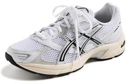 ASICS Herren GEL-1130 Sportstyle Schuhe, Weiß/Wolkengrau, 10.5 Women/9 Men