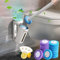 Olnamaro Aroma-Toilettenbürste,Disposable Toilet Brush mit Reinigungsmittel,Für Schwer zu Reinigende Toilettenbereiche,Mit 16-Austauschbaren Toilettenbürstenköpfen,Patent Nr:015030222-0001
