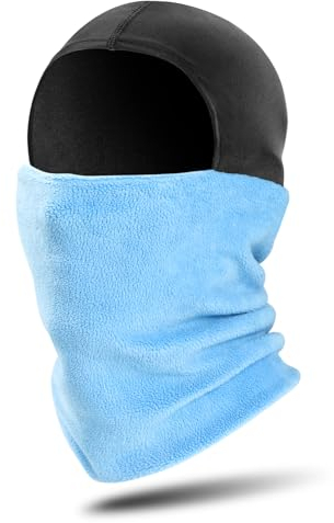HIKENTURE Sturmhaube Kinder Winter - Winddichtes Balaclava Kinder - Warm Fahrrad Sturmmaske Schwarz - Skimaske Gesichtshaube Kinder - Ski Mask - Fahrrad Helmmütze unter Helm Kinder - A3