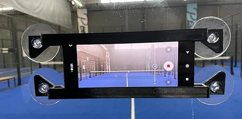 Soporte para teléfono Padel - Soporte para teléfono inteligente - Universal - Padel - Grabación de Vídeo -