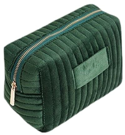 Samt-Kosmetiktasche, Samt-Make-up-Tasche,Wasserdichter Reise-Kulturbeutel mit großem Fassungsvermögen | Kulturbeutel, Glatte Reise-Make-up-Organizer-Tasche für Make-up-Werkzeuge und Brojaq