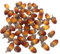 Yuqilin 50 Pièces Marrone Chiaro Frutta Finta Ghiande, Realistico Ghiande Decorative, Decorazioni Autunnali, per Decorazioni Domestiche, Artigianato DIY, Decorazioni Natalizie (Tipo B)