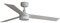 Faro RUDDER Ventilatore da soffitto DC piccolo LED bianco, frassino 6 velocità