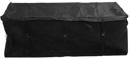 Frachttragetasche für Anhängerkupplung, Weiche, Wasserabweisende, Regensichere Fracht-Reisetasche, Oxford-Stoff, Großes Fassungsvermögen, Frachttragetasche mit Riemen für PKW, LKW, 134 X 51 X 51 Cm