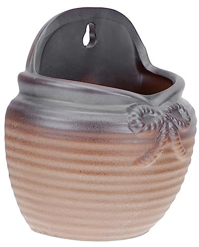 BESPORTBLE Succulent Flower Pot Ceramic Creative Wall Hanging Planting Pots for Indoor Gardening for Home Decoration