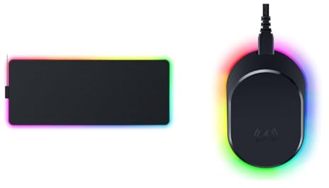 Razer Strider Chroma - Hybrid-Gaming-Mauspad Chroma RGB & Mouse Dock Pro & Charging Puck