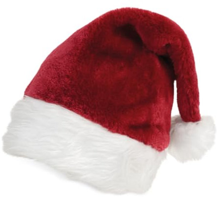 Fries Nikolaus-​Mütze bordeaux