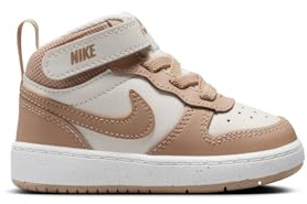 Nike Court Borough Mid 2 Schuh Für Babys Und Kleinkinder, Pale Ivory/Hemp-Sail, CD7784-125, 27 EU (10C US)