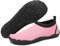Mishansha Herren Damen Badeschuhe Atmungsaktiv Schnell Trocknend Aquaschuhe Unisex Sommer Wasserschuhe für Outdoor Sports, Rosa 38 EU