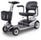 Alifero Scooter de Movilidad,Scooter Eléctrico Plegable para Movilidad Reducida, Autonomía de 35km, 4 Ruedas, Asiento Giratorio de 360° Patinete EléCtrico Para Adultos (Gris Plata)