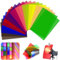 20 Pack Gel Light Filter Sheets, A4 Size Transparency Colored Plastic Sheets,Light Gel Filters for Photography Studio Lighting, Stage LED Lights,Headlight Film,DIY Tinted Window Film & Light Diffuser