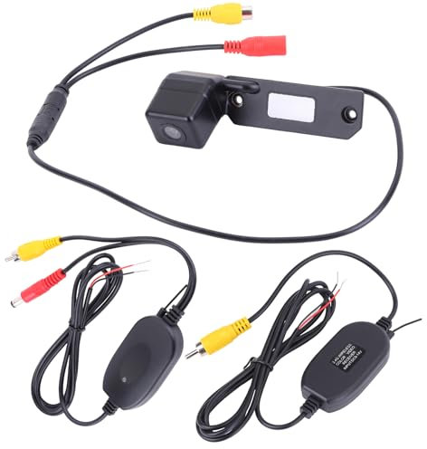 Backup Reversing Camera for V-W Multivan Caravelle Passat Transporter T5 T5.1 T6, for Seat Altea Ibiza Leon Waterproof Backup Rear View Camera Number Plate Light Parking Assist Replacement