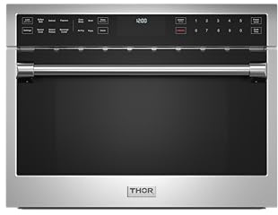 Thor Kitchen 24 Inch Built-In Air Fry Microwave Oven with Drop-Down Door