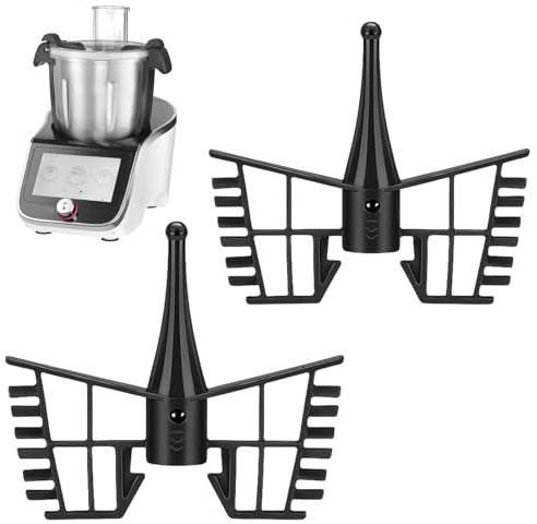 Lot de 2 accessoires Monsieur CuisineConnect, fouet pour Monsieur Cuisine Accessoires et Smart, Idéal pour battre la crème, les blancs d'œufs et la mousse, accessoires de robot de cuisine de qualité