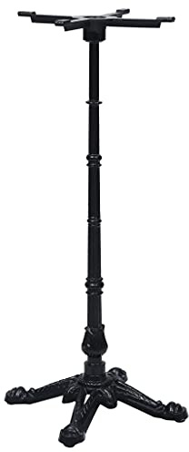 Frdhee Tischbeine Couchtischbeine,Bistrotisch-Gestell Schwarz 52x52x108 cm Gusseisen,Schreibtisch Beine für Couchtisch Nachtständer Schränke Stühle