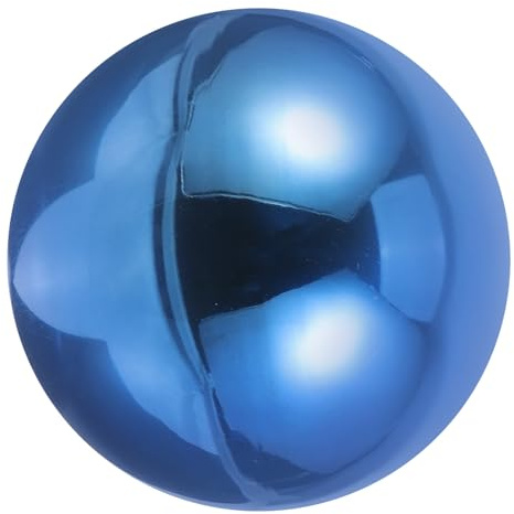 SAFIGLE Sfera in Acciaio Inossidabile da Giardino Riflettente 150 MM Blu Scuro Sfera Cava Decorativa a Specchio per Esterni e Patio Design Resistente per Arredamento Casa e Cortile