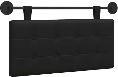 vidaXL Hängendes Kopfteil Kunstleder, Modernes rechteckiges Wandkopfteil, Flexible Rückenlehne, stylische Schlafzimmer-Deko, platzsparendes Design