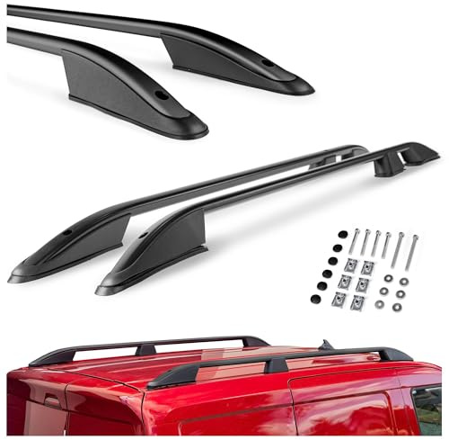 CHROMEMASTER | Dachrelinge Dachträger Kompatibel mit Peugeot Traveller L2 MITTEL 2016+; Geeignet zur Montage von Dachträgern, Dachboxen und Fahrradträgern | Einfache und Schnelle Montage | Alu