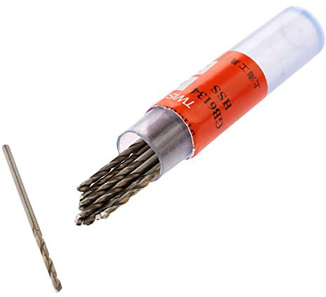 Mtsooning HSS Spiralbohrer, Rundschaft, Elektrisches Bohrwerkzeug | Mikro Spiralbohrer Metall mit Rund und Zylinderschaft, Elektrisches Bohrwerkzeug für Viele Elektrische Bohrmaschinen 1.2 mm