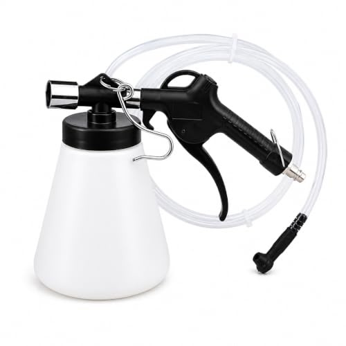 Autojack 1L Brake & Clutch Bleeder Vacuum Pump Kit, Air Powered Tool | 1L vacuum brake & clutch bleeder for easy one-person fluid bleeding, suitable for most cars and light vehicles.