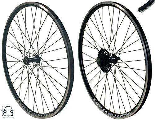 Redondo 27,5 Zoll Laufrad Set VR + HR Felge Schwarz + 8-Fach Kassette