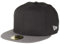 New Era Blank Black/Heather Graphite 59Fifty Basecap - 7 3/8-59cm (L)