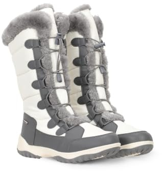 Mountain Warehouse Snowflake Extreme Womens Snowboots | Ladies Cosy & Warm Winter Long Footwear with Faux Fur, Thermal Tested -30°C & High Traction Outsole for Extra Grip, For Snow