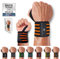 BLACKROX Handgelenkbandage Wrist Wraps Beast Killer 2x Handgelenkstütze Mann Frau Handgelenk Bandage für Sport, Fitness, Gym Bodybuilding powerlifting weightlifting kraftsport (Orange)
