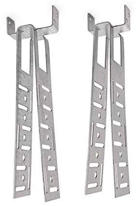 BMD Firstlattenhalter | 10 Stück | 50mm x 200mm | korrosionsbeständig | verzinkter Stahl | Gratlattenhalter zur Befestigung der First & Gratlatten