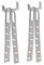BMD Firstlattenhalter | 10 Stück | 50mm x 200mm | korrosionsbeständig | verzinkter Stahl | Gratlattenhalter zur Befestigung der First & Gratlatten