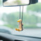 Süße Schaukel-Ente Auto-Anhänger Innenspiegel Anhänger Charms Ornament Autospiegel Hänge-Zubehör (niedliche Ente)