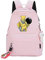 jiminhope Anime JoJo's Bizarre Adventure Rucksack Star Platinum Bag JoJo Rucksack Killer Queen Daypack The World Bookbag GioGio Schultasche 29,0 cm * 14,0 cm * 41,0 cm