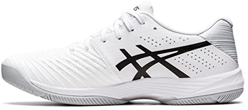 ASICS Herren Solution Swift FF Clay Sneaker, Weiß Schwarz, 42.5 EU