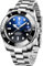 Pagani Design Herrenuhr, Japanisches Automatikwerk, Wasserdichter Leuchtkalender, Schwarz/GrüN/GrüN-Schwarz/Verlaufsblau, Pd-1661 (Verlaufsblau)