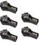 eMagTech 5pcs Connecteur d'antenne d'autoradio Mâle ISO Adaptateurs Convertisseurs Coque en Plastique Type à Sertir ou à Souder pour Plupart des Autoradios avec Ports d'antenne