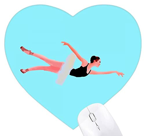 Ballet Action Talent Show Jeux de Tapis de Souris en Forme de Coeur