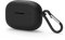 Geekria Silicone Case Cover Compatible with HONOR Earbuds 3 Pro True Wireless Earbuds, Earphones Skin Cover, Protective Carrying Case with Keychain Hook, Charging Port Accessible (Black)