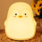 Tremdwoto Pinguine Nachtlicht Kinder, Kawaii Nachtlicht Baby, Led Nachttischlampe babyzimmer, USB Silikon Stilllicht Touch für Mädchen Frauen, Schlaflicht Kinderzimmer Deko Geburtstag Geschenk