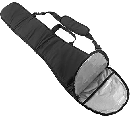 SPYMINNPOO Paddel Tasche, Kanu Kajak Split Paddeltasche Bootspaddel Halter Beutel Abdeckung mit Schultergurt und Tragegriff für Ruderbootfahren (Schwarz) Wassersport wasserdichte Tasche