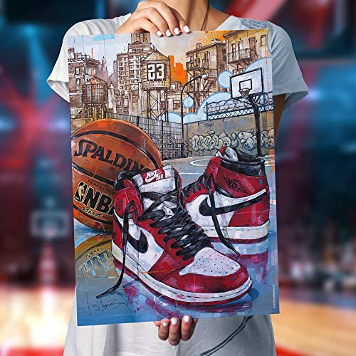 Air Jordan 1 Basketball Chicago Poster 50x70 cm