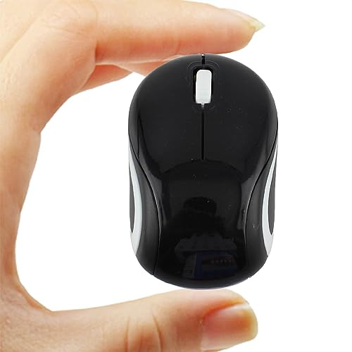 Mini mouse wireless carino mouse per computer portatile compatto portatile compatto da viaggio USB ottico 3 pulsanti 1000 DPI mouse cordless per computer portatile PC notebook MacBook regalo per