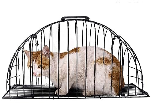 Gabbia da bagno per cani e gatti, accessorio per la toelettatura degli animali domestici in acciaio inox, accessorio per il bagno, design anti-morso, essenziale per la toelettatura dei cuccioli di