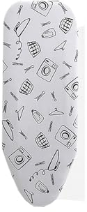 HPIRFYE Cotone copriasse da Stiro，Facile da Mettere in Posizione e Resistente alle ustioni Copri ASSE da Stiro，Vari Stili Disponibili，Adatto per Ferri da Stiro a Vapore (Size : Style 4)
