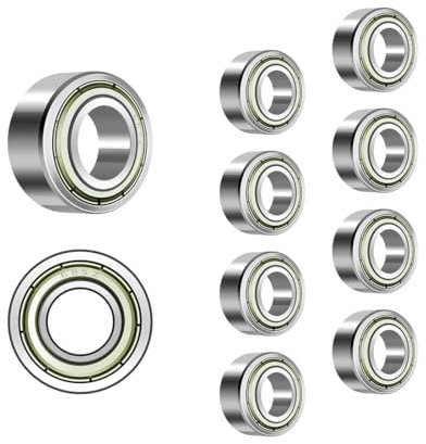 ANGEEK 10 Stück 685 ZZ Kugellager 5 mm x 11 mm x 5 mm,Vorgeschmiert,Doppeldichtung, 685ZZ Rillenkugellager
