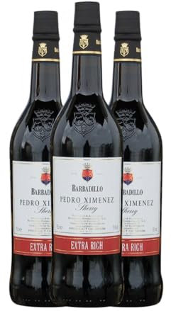 Barbadillo Pedro Ximénez Jerez-Xérès-Sherry 75 cl Vino generoso (Caja de 3 Botellas de 75 cl)