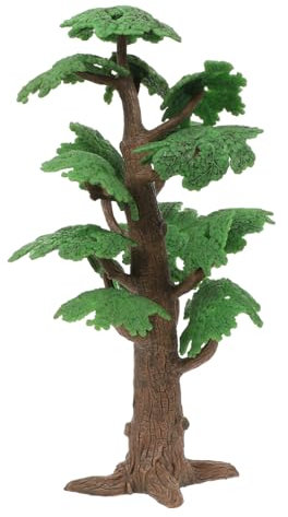 Gogogmee 2St Baummodell Artificial Tree Light Tree Modellbaum Dekoration fürs Bad Little Trees Modell Baum Zug Landschaft Außendekoration Heimdekoration grüne Baumverzierung Plastik Green