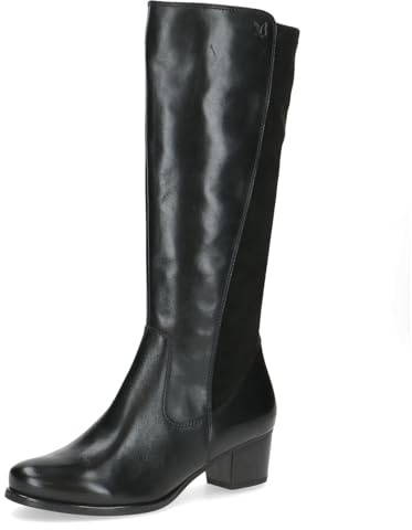 CAPRICE Damen Stiefel mit Blockabsatz Stretch-Schaft