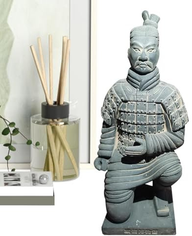 Terrakotta-Krieger-Figur, Xian China Terrakotta-Krieger, Terrakotta-Krieger-Tonstatuen, chinesische kulturelle Dekoration, Qin-Dynastie-Skulptur, Terrakotta-Krieger-Skulptur, chinesische Kriegerfigur