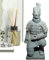 Terrakotta-Krieger-Figur, Xian China Terrakotta-Krieger, Terrakotta-Krieger-Tonstatuen, chinesische kulturelle Dekoration, Qin-Dynastie-Skulptur, Terrakotta-Krieger-Skulptur, chinesische Kriegerfigur