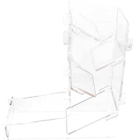 GARVALON Torre Transparente para Dados De Mesa Accesorio rol y Resistente para Lanzar Dados